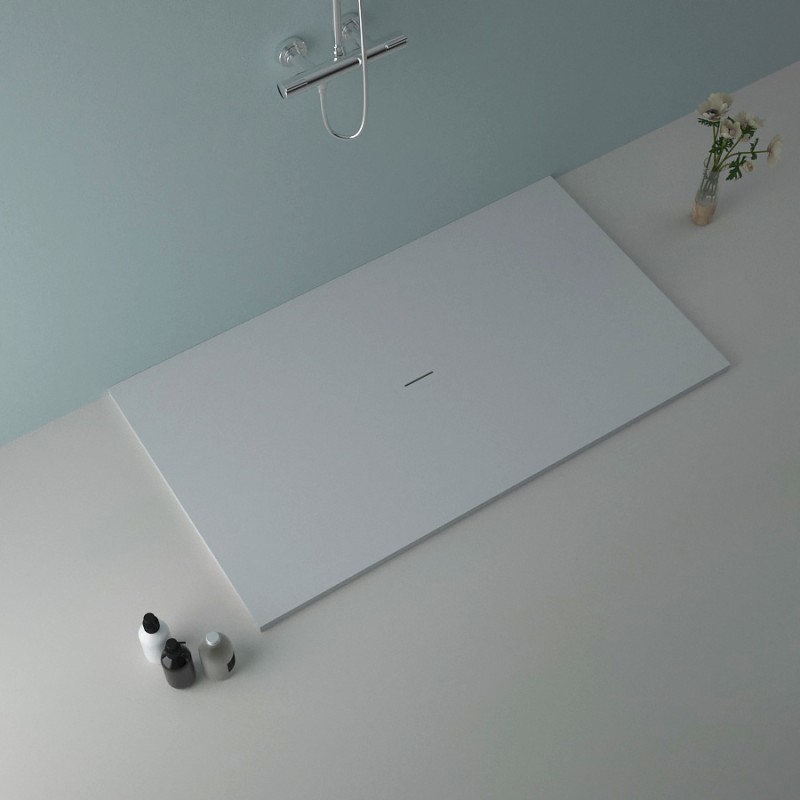 Azulejos Gres Porcelanico plato ducha dupont corian cedrina