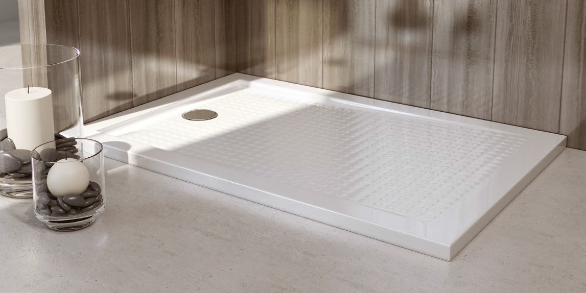 Platos de ducha de resina Plato de ducha acrílico Azulejos gres porcelanico
