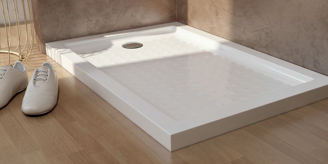 Platos de ducha de resina Plato de ducha acrílico Azulejos gres porcelanico